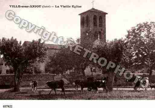 Ville de VILLESOUSANJOU, carte postale ancienne