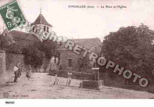 Ville de VINCELLES, carte postale ancienne