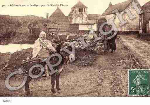 Ville de ACHICOURT, carte postale ancienne