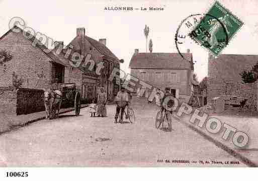 Ville de ALLONNES, carte postale ancienne