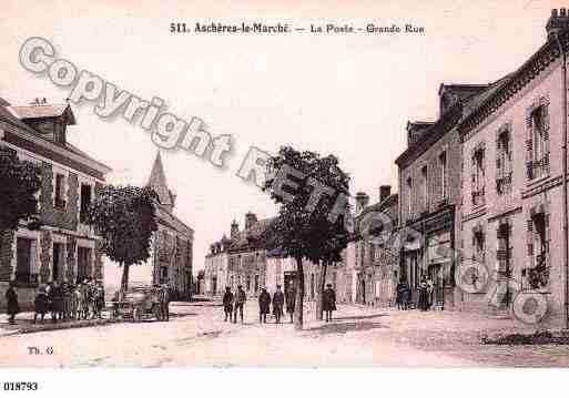 Ville de ASCHERESLEMARCHE, carte postale ancienne