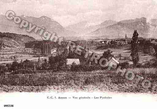 Ville de ASSON, carte postale ancienne