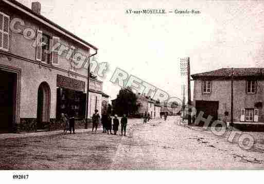 Ville de AYSURMOSELLE, carte postale ancienne