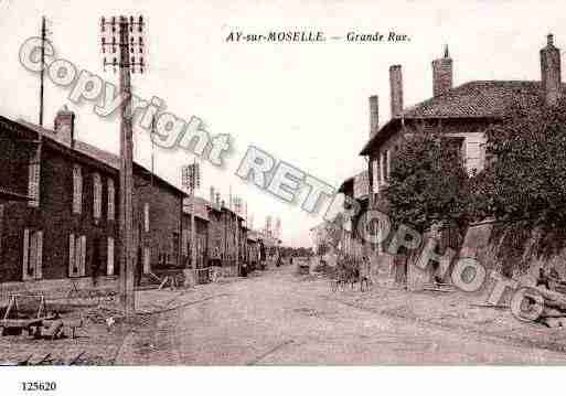 Ville de AYSURMOSELLE, carte postale ancienne