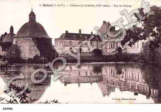 Ville de BALAZE, carte postale ancienne