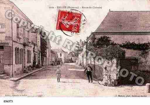 Ville de BALLEE, carte postale ancienne