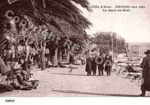 Ville de BANDOL, carte postale ancienne