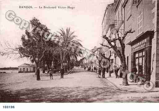Ville de BANDOL, carte postale ancienne