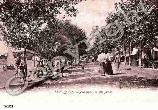 Ville de BANDOL, carte postale ancienne