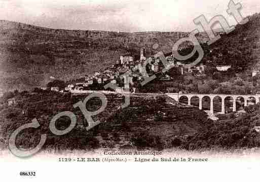 Ville de BARSURLOUP(LE), carte postale ancienne