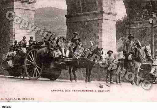 Ville de BEZIERS, carte postale ancienne