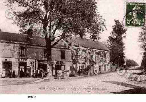 Ville de BONSMOULINS, carte postale ancienne