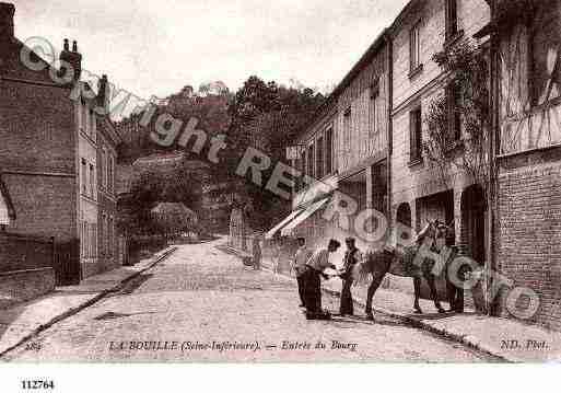 Ville de BOUILLE(LA), carte postale ancienne