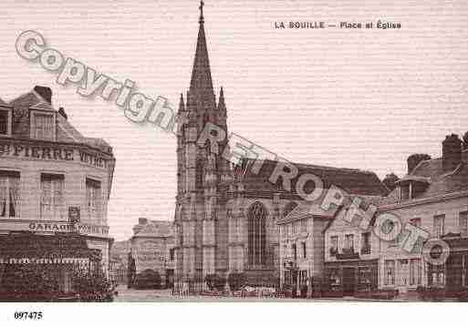 Ville de BOUILLE(LA), carte postale ancienne