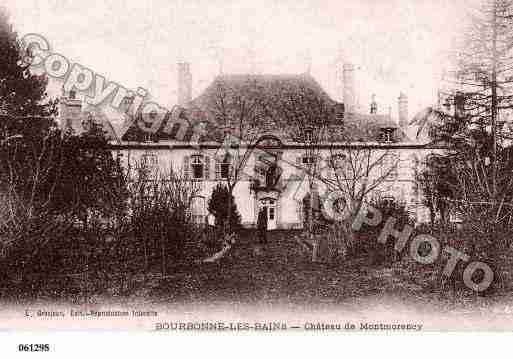 Ville de BOURBONNELESBAINS, carte postale ancienne