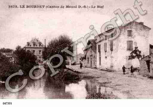 Ville de BOURDET(LE), carte postale ancienne