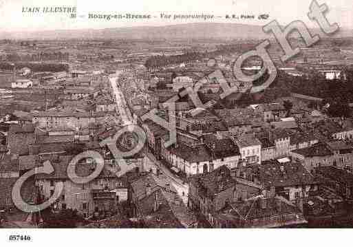 Ville de BOURGENBRESSE, carte postale ancienne