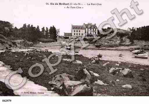 Ville de BREHAT(ILEDE), carte postale ancienne