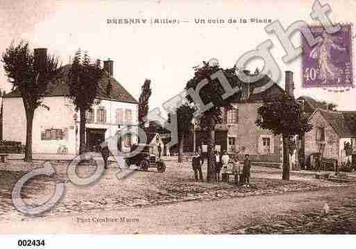 Ville de BRESNAY, carte postale ancienne