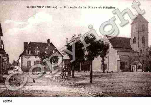 Ville de BRESNAY, carte postale ancienne Ville de BRESNAY, carte postale ancienne