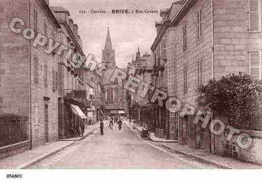 Ville de BRIVELAGAILLARDE, carte postale ancienne
