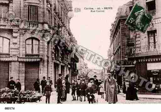 Ville de BRIVELAGAILLARDE, carte postale ancienne