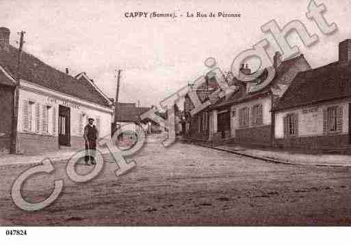 Ville de CAPPY, carte postale ancienne