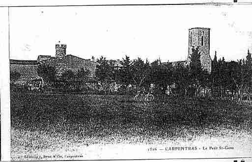 Ville de CARPENTRAS, carte postale ancienne Ville de CARPENTRAS, carte postale ancienne