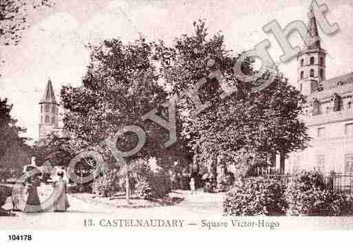 Ville de CASTELNAUDARY, carte postale ancienne