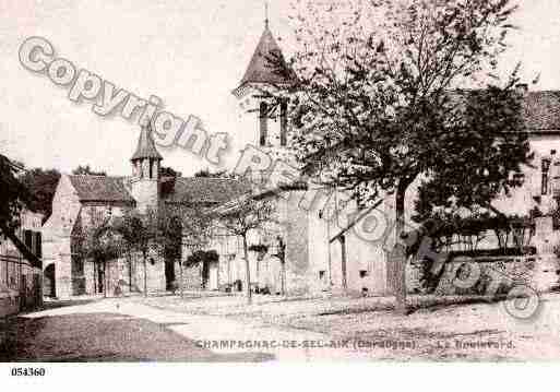 Ville de CHAMPAGNACDEBELAIR, carte postale ancienne