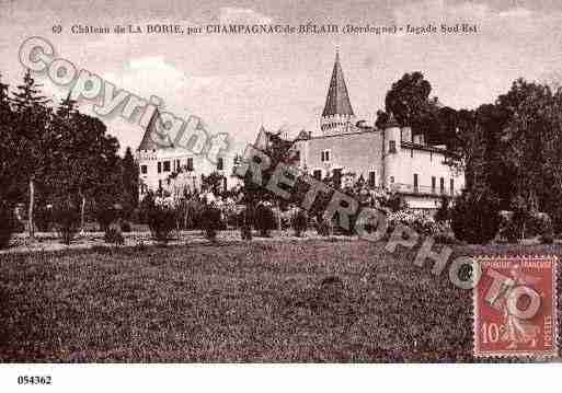 Ville de CHAMPAGNACDEBELAIR, carte postale ancienne