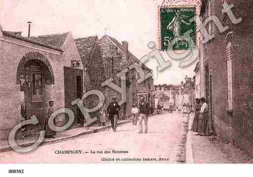 Ville de CHAMPIGNY, carte postale ancienne