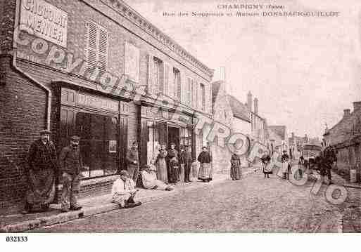 Ville de CHAMPIGNY, carte postale ancienne