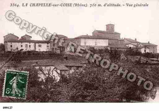 Ville de CHAPELLESURCOISE(LA), carte postale ancienne