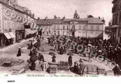 Ville de CHATEAUROUX, carte postale ancienne