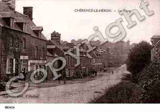 Ville de CHERENCELEHERON, carte postale ancienne