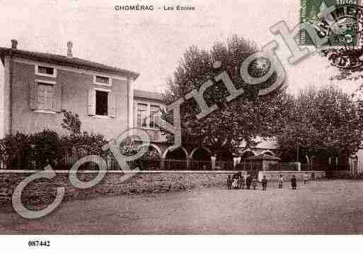 Ville de CHOMERAC, carte postale ancienne