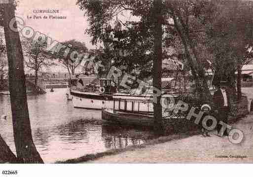 Ville de COMPIEGNE, carte postale ancienne