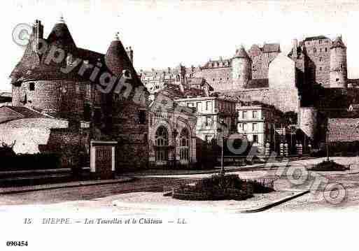 Ville de DIEPPE, carte postale ancienne