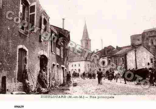 Ville de DIEULOUARD, carte postale ancienne