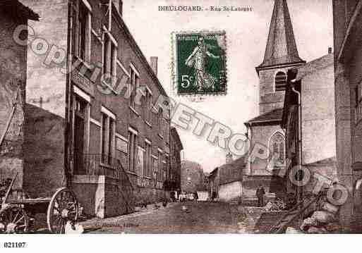 Ville de DIEULOUARD, carte postale ancienne