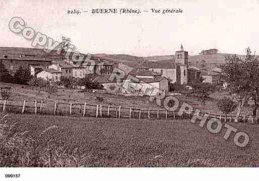 Ville de DUERNE, carte postale ancienne