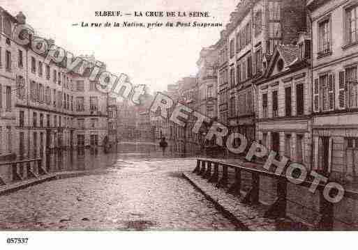 Ville de ELBEUF, carte postale ancienne