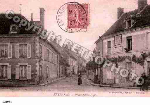 Ville de ENTRAINSSURNOHAIN, carte postale ancienne