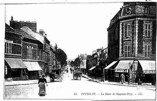 Ville de EPERNAY, carte postale ancienne