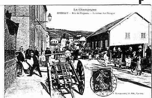 Ville de EPERNAY, carte postale ancienne