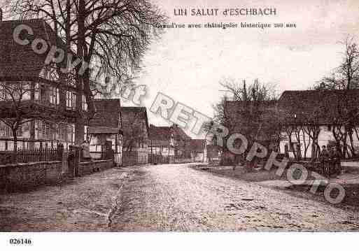 Ville de ESCHBACH, carte postale ancienne