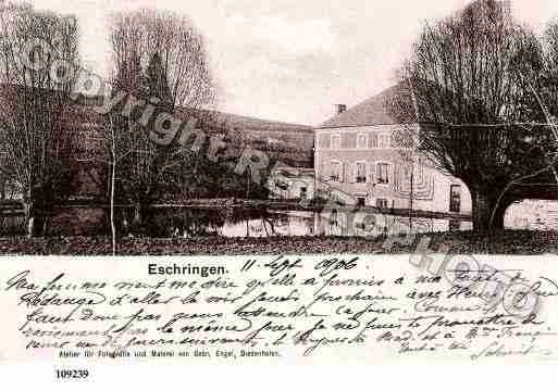 Ville de ESCHERANGE, carte postale ancienne Ville de ESCHERANGE, carte postale ancienne