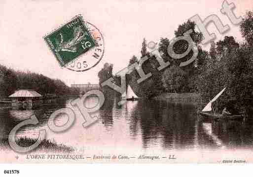 Ville de FLEURYSURORNE, carte postale ancienne