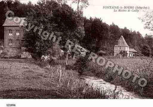 Ville de FONTAINELEBOURG, carte postale ancienne